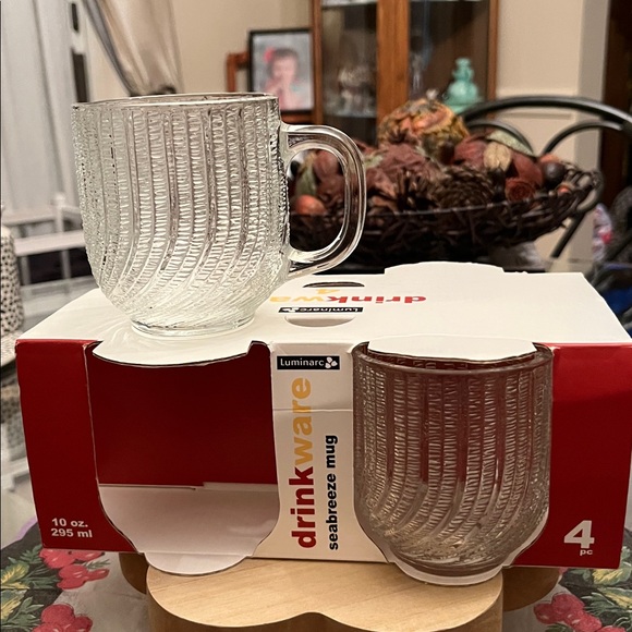 Vintage Luminarc Seabreeze mugs,set of 4 - Picture 8 of 10